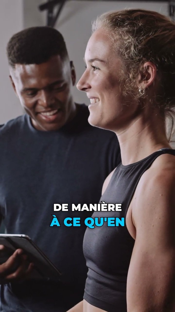 Extrait de la vidéo : coaching individuel en salle.