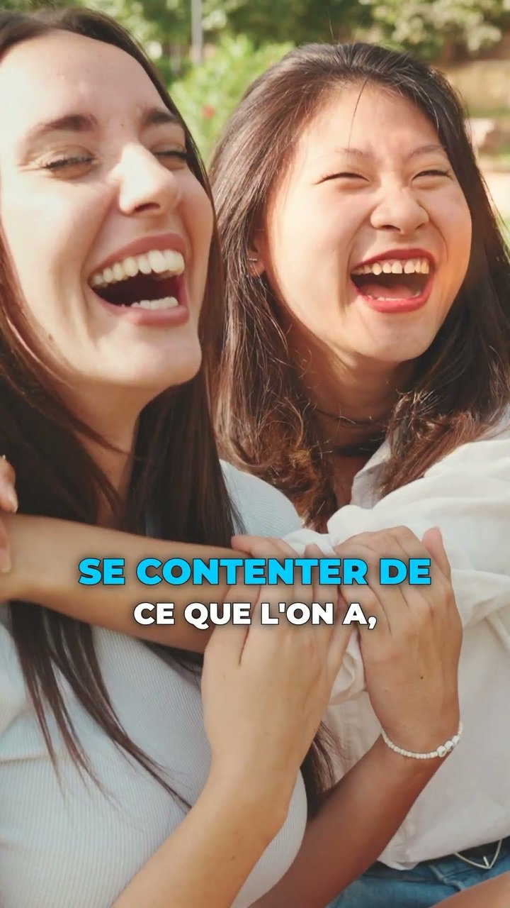Extrait de la vidéo : être heureux.